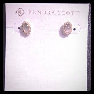 Kendra Scott NWT Cade Earring Gold Slate Earrings